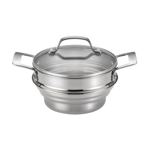 Circulon Stainless Steel Universal Food Steamer Insert with Lid