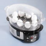 Hamilton Beach food steamer steam cooks eggs