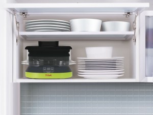 T-fal Electric Plastic BPA FREE Food Steamer Small Balanced Living Compact 
