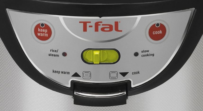 T-fal-balanced living steamer cooker controls