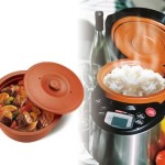 VitaClay multi cooker with clay inner pot that keeps the heat inside for faster cooking results