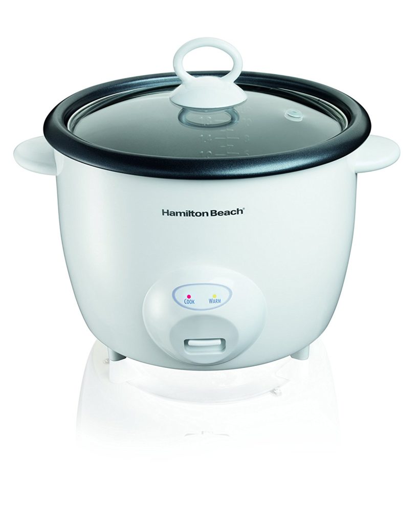 Hamilton Beach 20-cup rice cooker has a 1 limited warranty