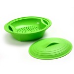 Norpro Microwave Silicone Vegetable Steamer with Insert