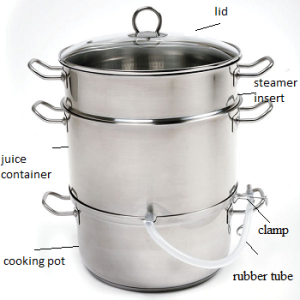 Norpro stainless steel steamer juicer