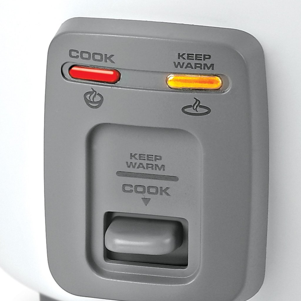 Black & Decker 3-cup rice cooker one touch operation