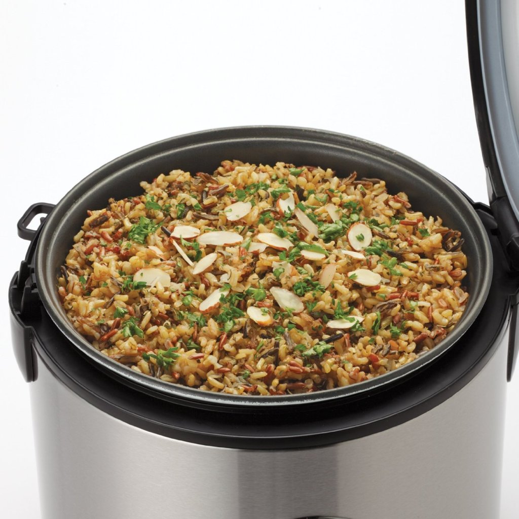 How to cook brown and wild rice in Aroma 8-Cup digital rice cooker & food steamer