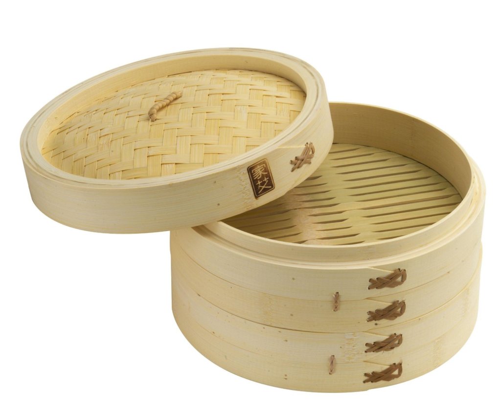 Joyce Chen 26-0013 2 tier 10-inch bamboo steamer set