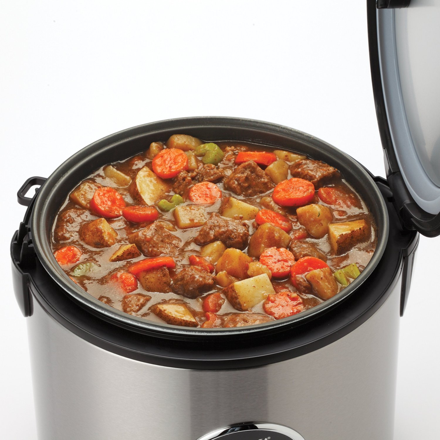Stew in Aroma 20-Cup rice cooker 