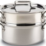 All-Clad Brushed d5 Stainless Steel 5-Ply Steamer Casserole feature