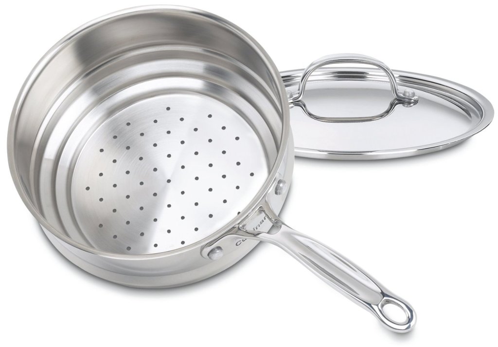 Cuisinart stainless steel universal steamer insert with cover