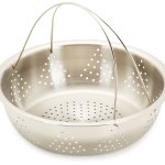 Cuisinart stainless steel steamer basket with handles