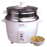 Miracle exclusives stainless steel rice cooker steamer ME81
