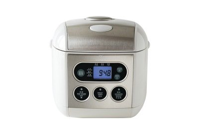 Buffalo Smart rice cooker 5-cup with stainless steel inner pot & preset timer