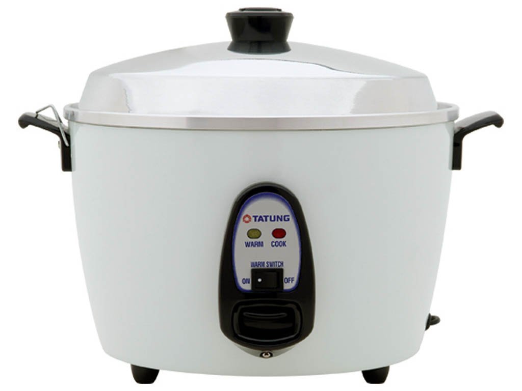 Tatung 10 Cup Rice Cooker with Stainless Steel Inner Pot & Steam Tray