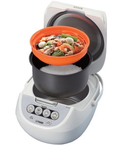 Tiger Micom 5.5-Cup Rice Cooker with Steamer tray 