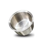 stainless steel inner bowl with aluminum core for great heat conductivity