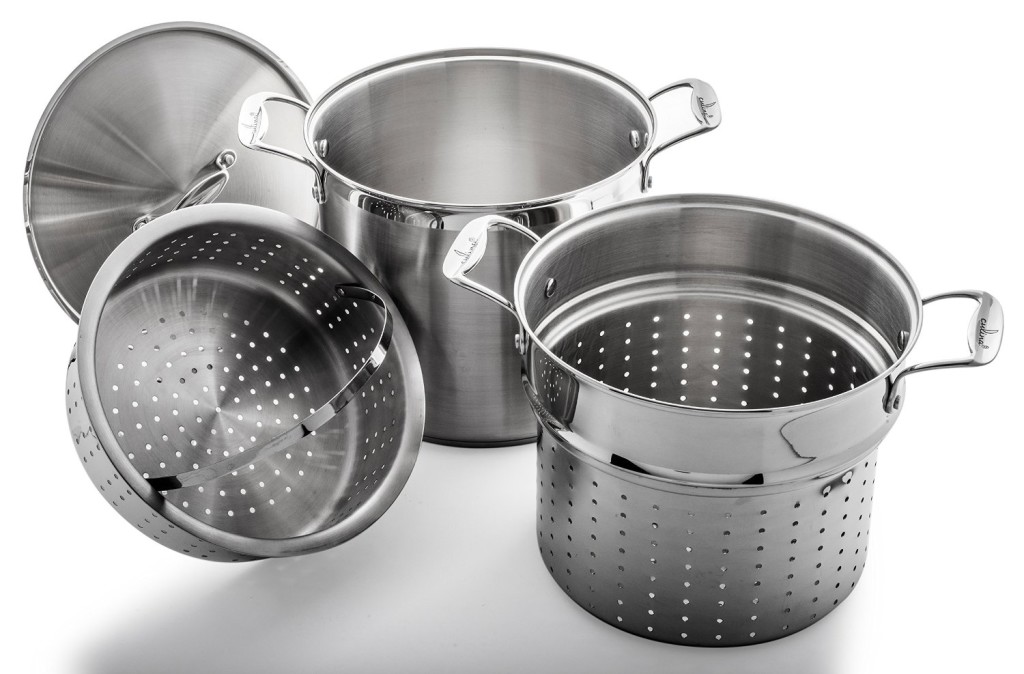 Culina stainless steel 12 quart multi cooker pasta pot steamer