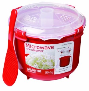 BPA FREE Sistema rice microwave steamer multi cooker