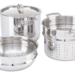 Viking 8 quart Stainless Steel Pasta Pot with Strainer Steamer featured image