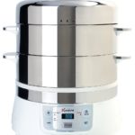 Euro Cuisine FS2500 Electric 2 tier Stainless Steel Food Steamer