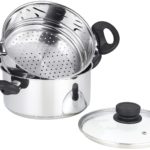 1 tier stainless steel induction food steamer pot set