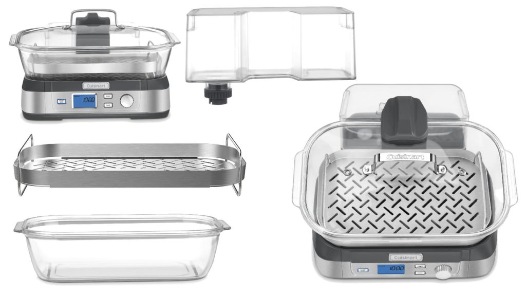 Cuisinart STM-1000 CookFresh digital glass steamer for medium and large families