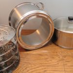 Large 5 tier stainless steel food steamer for large families