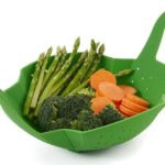 silicone vegetable steamer basket for pots
