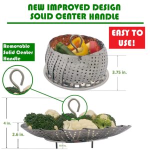 stainless steel vegetable steamer basket for instant pot pressure cookers