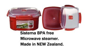 Sistema BPA Free Microwave Food Vegetable Steamer