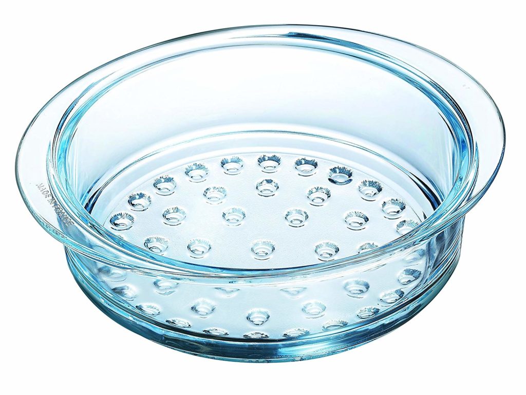 Pyroflam Borosilicate glass steamer basket to steam food