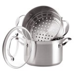 KitchenAid 3 quart sauce pot and steamer set insert stainless steel