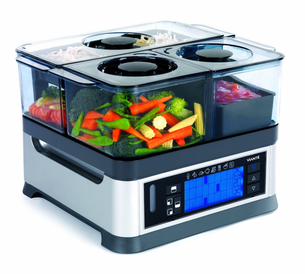 Viante CUC-30ST intellisteam counter top food steamer feature image