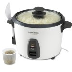 Black & Decker RC436 white 16-cup rice cooker feature image