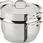 All-Clad E414S564 Stainless Steel Steamer Pot 5-Quart Silver