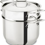 All-Clad stainless steel 6-quart pasta pot insert feature image