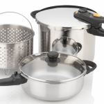 fagor duo combi 5 piece pressure cooker steamer pasta set feature image