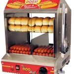 Paragon Hut hot dog steamer for home and commercial use