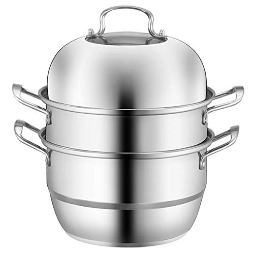 Large 3 tier Stainless Steel Food Steamer Pot | Best Food Steamer Brands